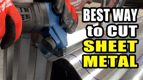 best tool for cutting sheet metal|easiest way to cut tin.